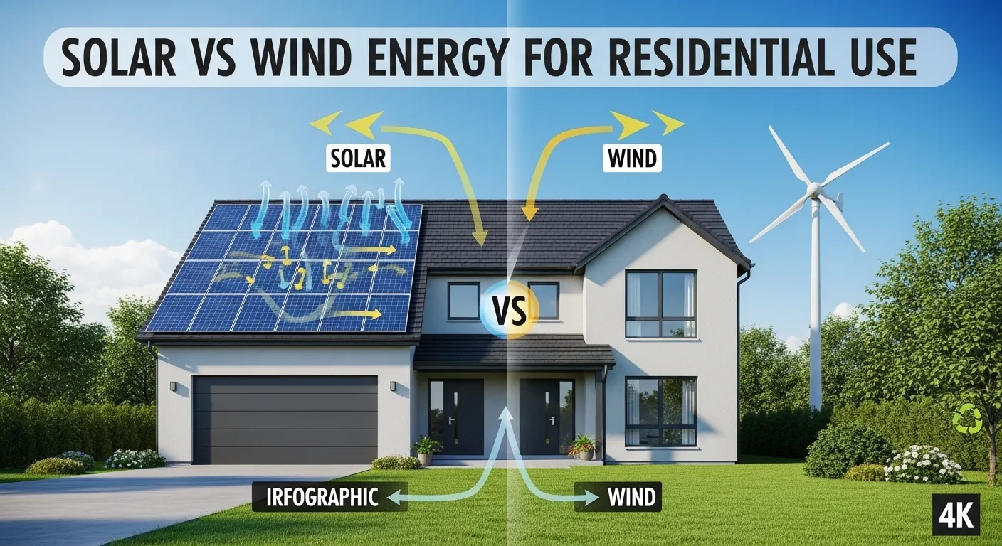 Solar vs Wind energy for residential use