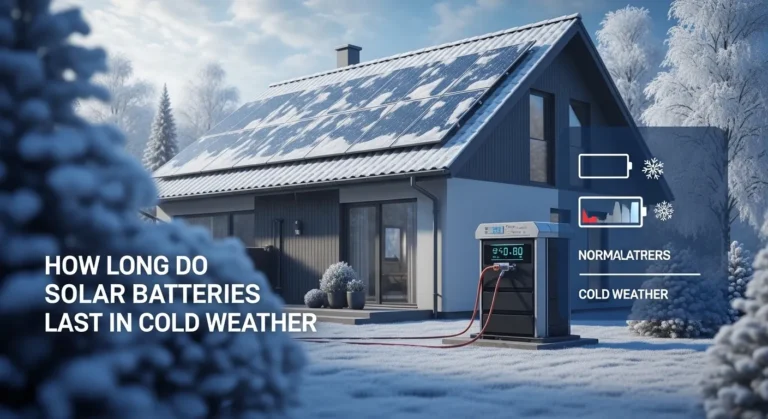 How long do solar batteries last in cold weather?
