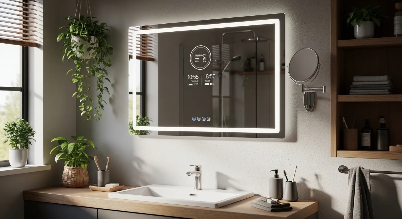 Smart mirror reviews for energy efficient bathrooms