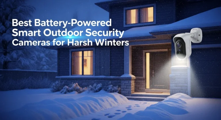 Best battery-powered smart outdoor security cameras for harsh winters.