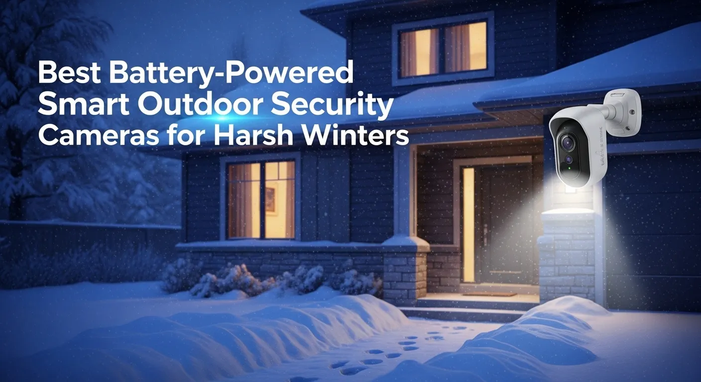 Best battery-powered smart outdoor security cameras for harsh winters.