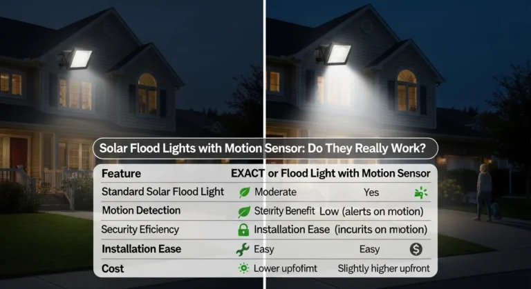 Solar Flood Lights with Motion Sensor: Do They Really Work?