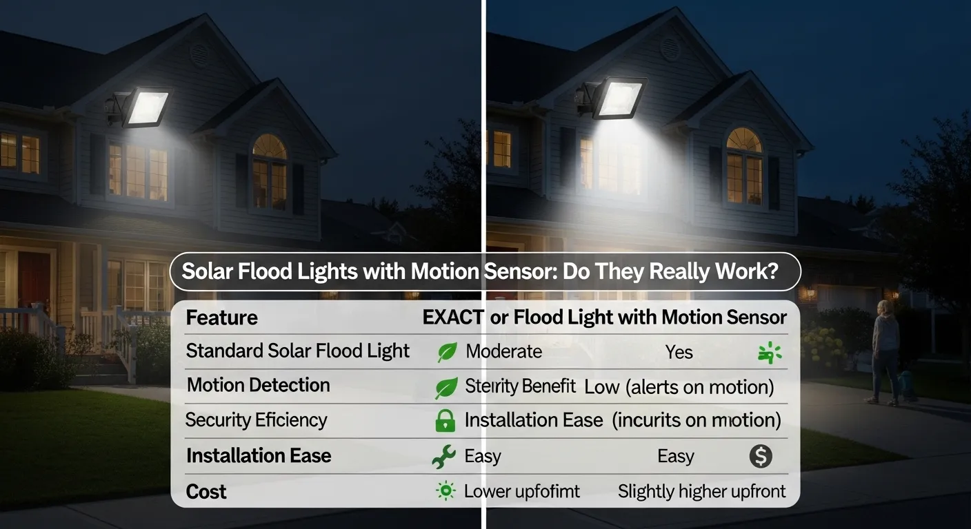 Solar Flood Lights with Motion Sensor: Do They Really Work?