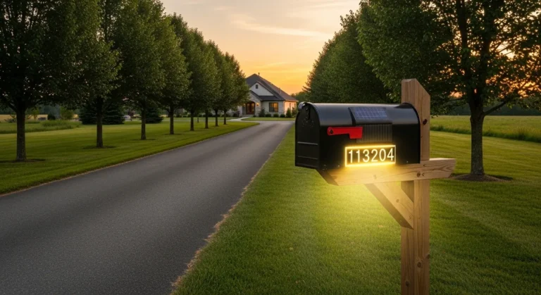 Best solar powered mailbox lights for long driveways