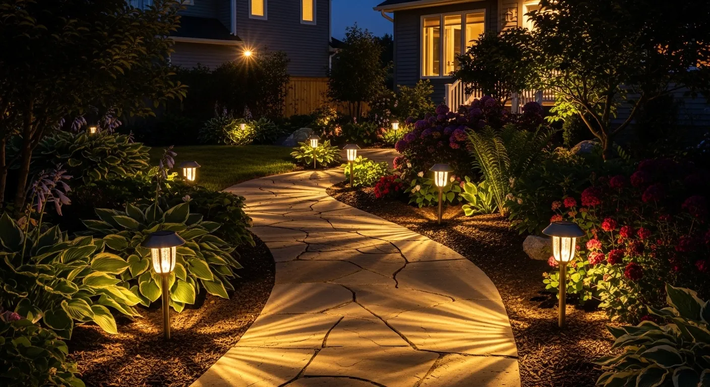 Budget friendly solar path lights that last all night