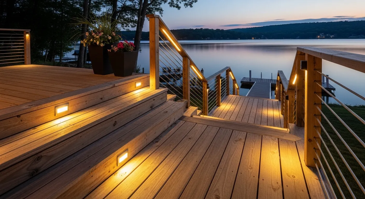 Best solar deck lights for stairs and docks