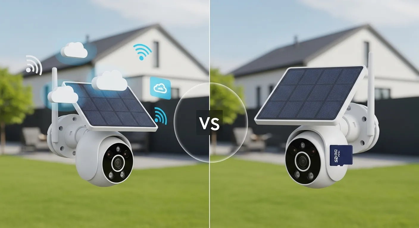 Solar cameras with cloud storage vs SD card