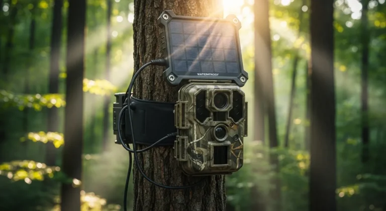 Weatherproof solar chargers for trail cameras