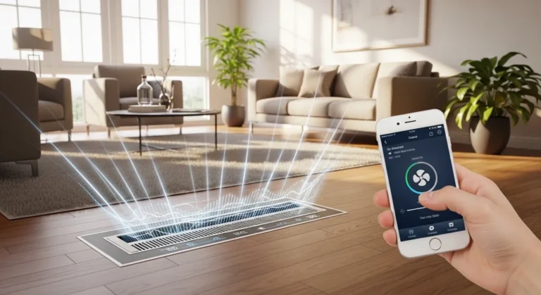 Top smart vents for balancing home temperature