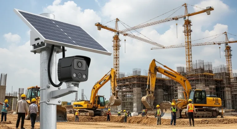 Best solar cameras for construction sites