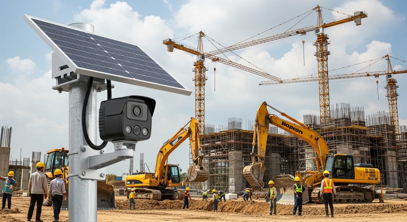 Best solar cameras for construction sites