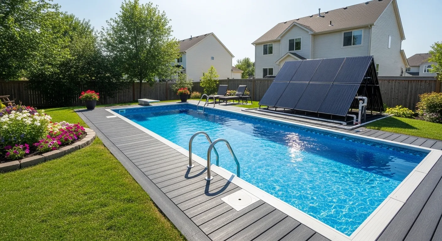 Solar powered pool heaters for above ground pools