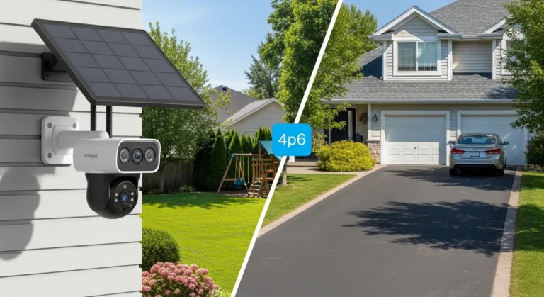 Dual-lens solar security cameras reviews