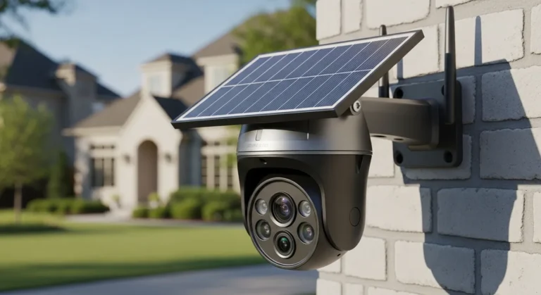 Solar cameras with PTZ (Pan-Tilt-Zoom) features