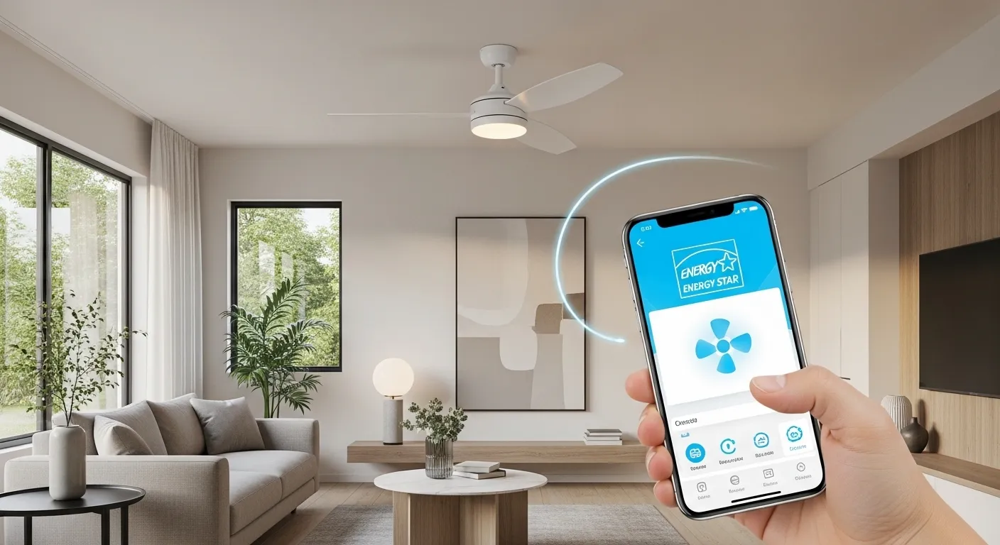 Smart ceiling fans with energy star ratings