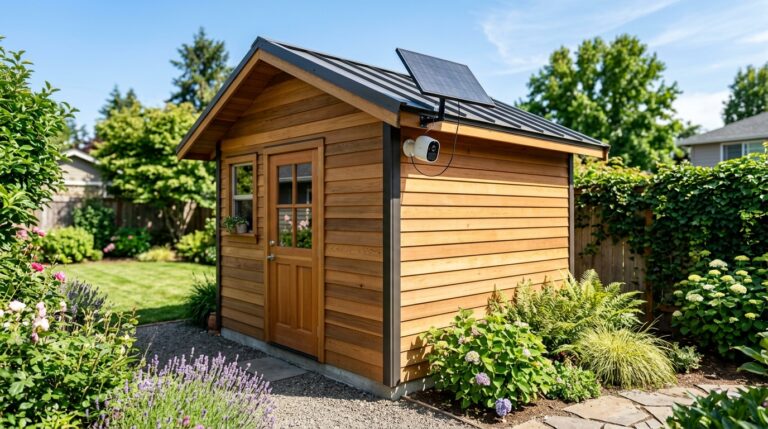 Best Solar Powered Security Cameras for Backyard Sheds