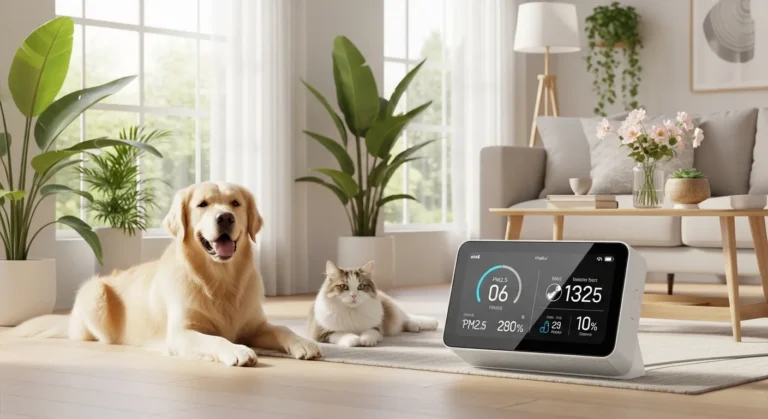 Smart air quality monitors for pet owners