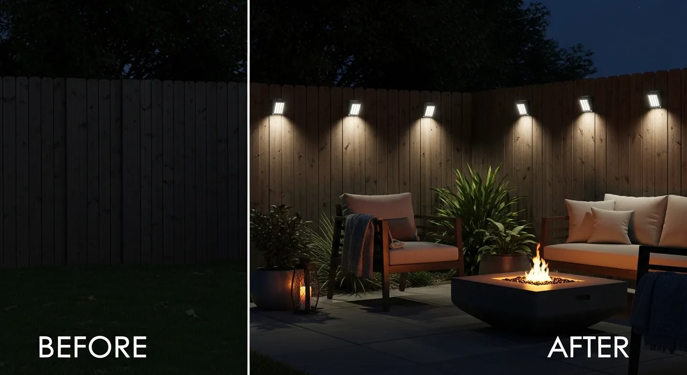 Best solar fence lights for privacy fences