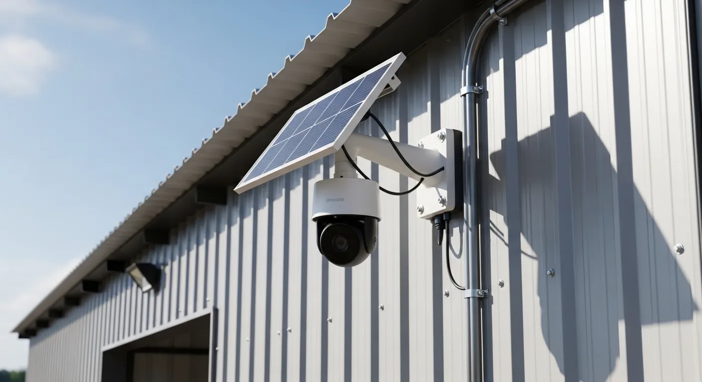 How to Install Solar Camera on Metal Buildings (Without Costly Mistakes)