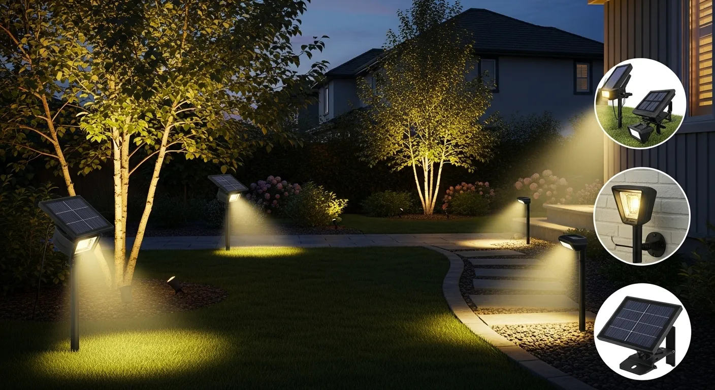 6 Best Solar Spotlights (Tested in Real)