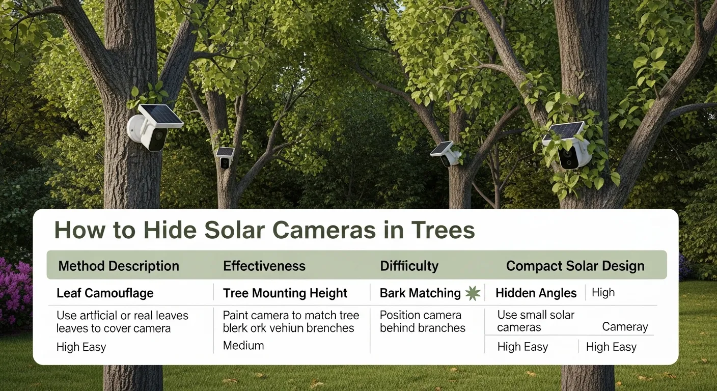 9 Proven Ways to Hide Solar Cameras in Trees