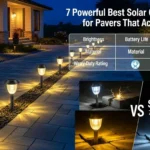 7 Powerful Best Solar Ground Lights for Pavers That Actually Last