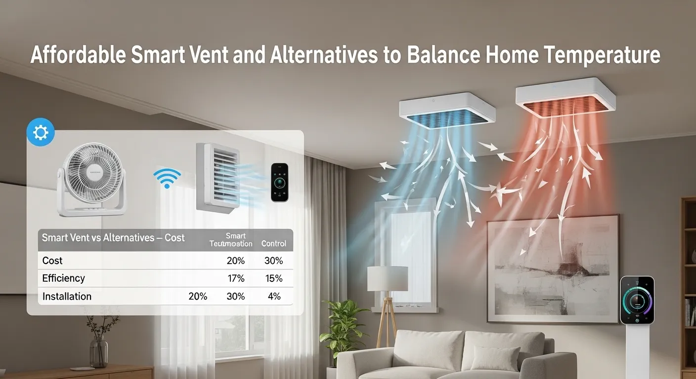Affordable Smart Vent and Alternatives to Balance Home Temperature