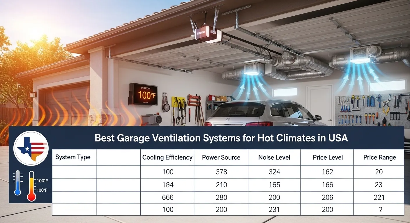 Best Garage Ventilation Systems for Hot Climates in USA (2026 Guide)