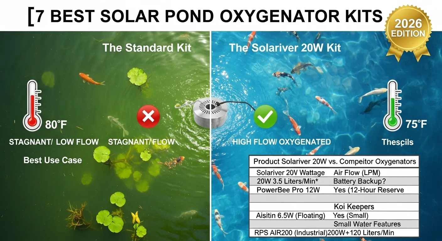 7 Best Solar Pond Oxygenator Kits
