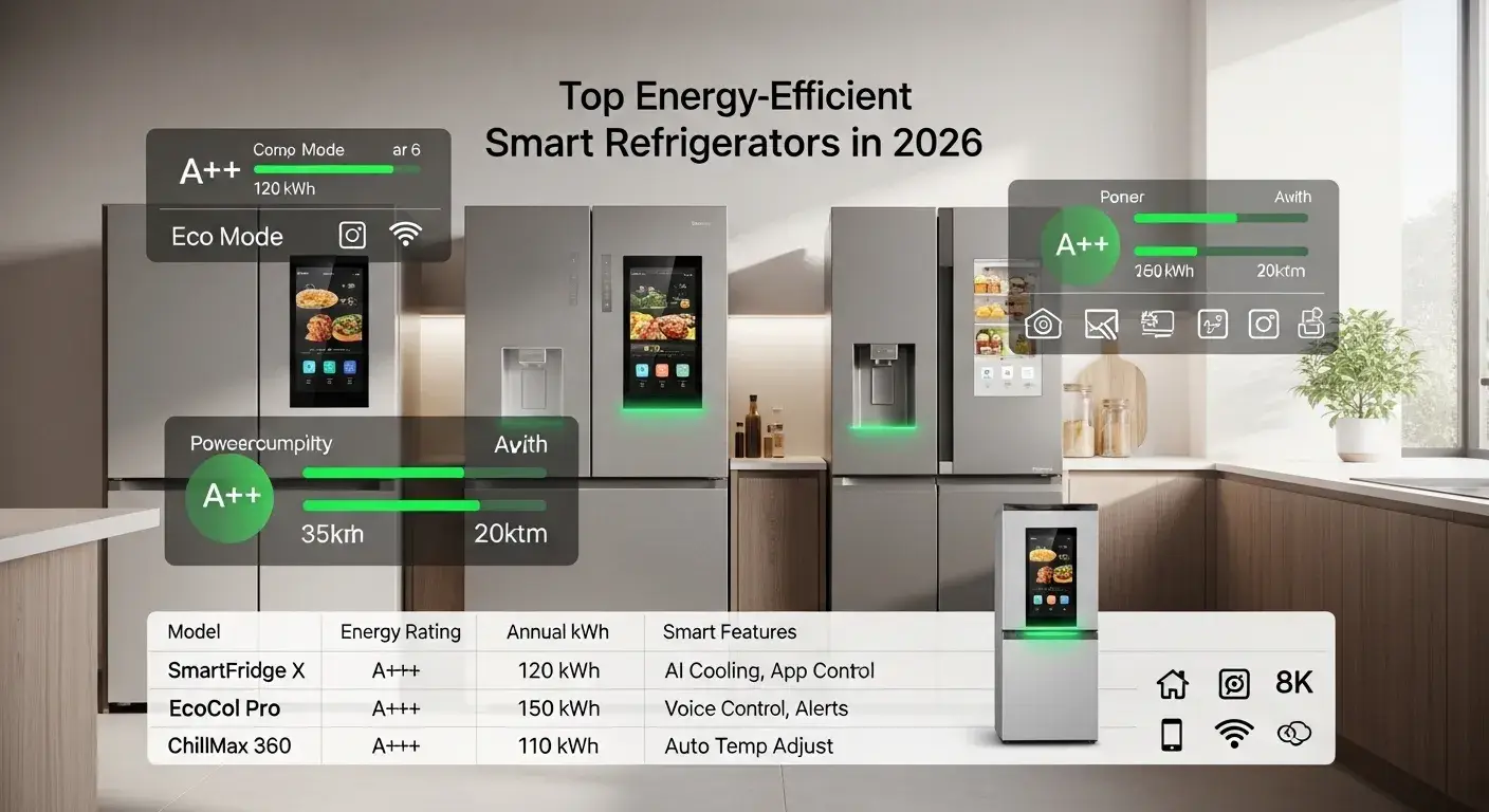Top Energy-Efficient Smart Refrigerators in 2026: Real Reviews, Pros & Cons, and Buying Guide