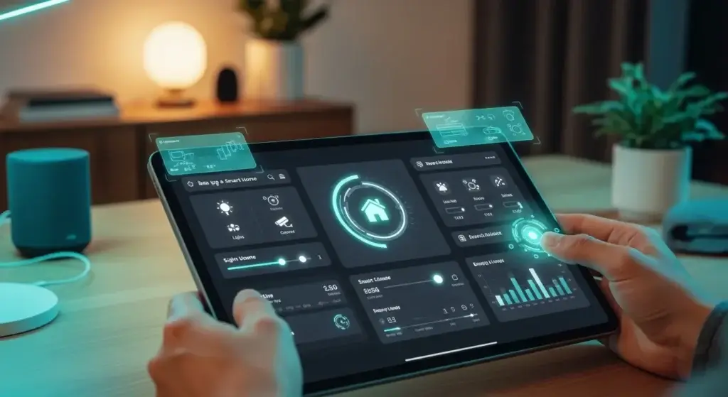 Setting up a Smart Home Dashboard on a Tablet