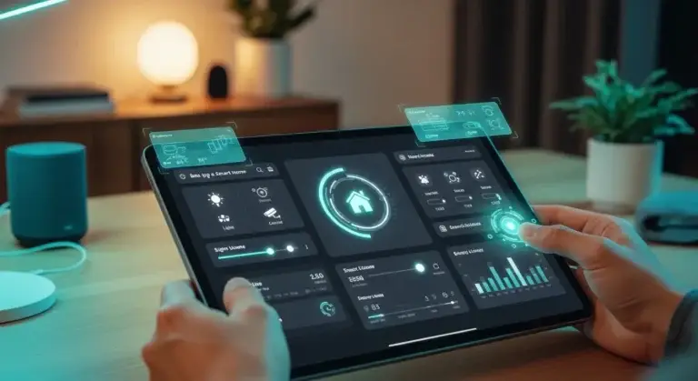 Setting up a Smart Home Dashboard on a Tablet