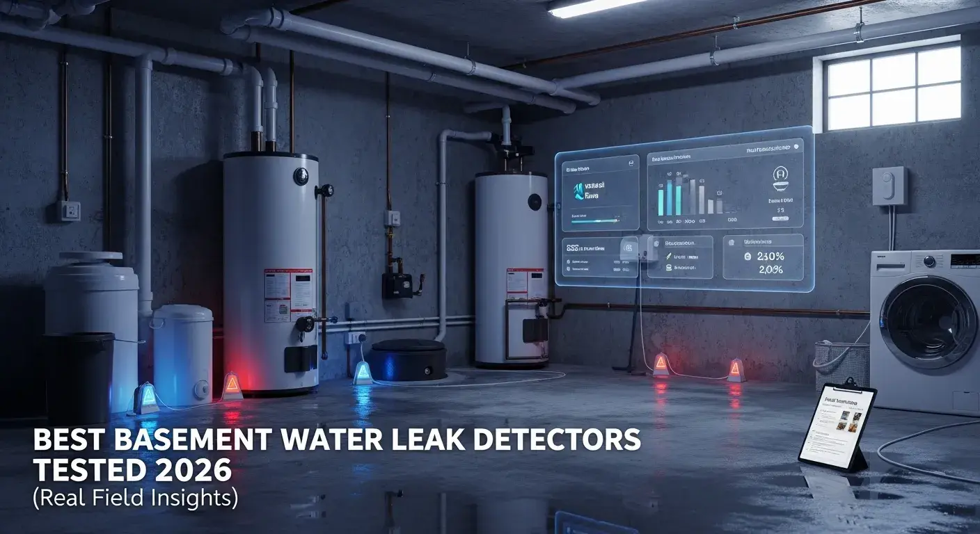 Best Basement Water Leak Detectors Tested 2026 (Real Field Insights)
