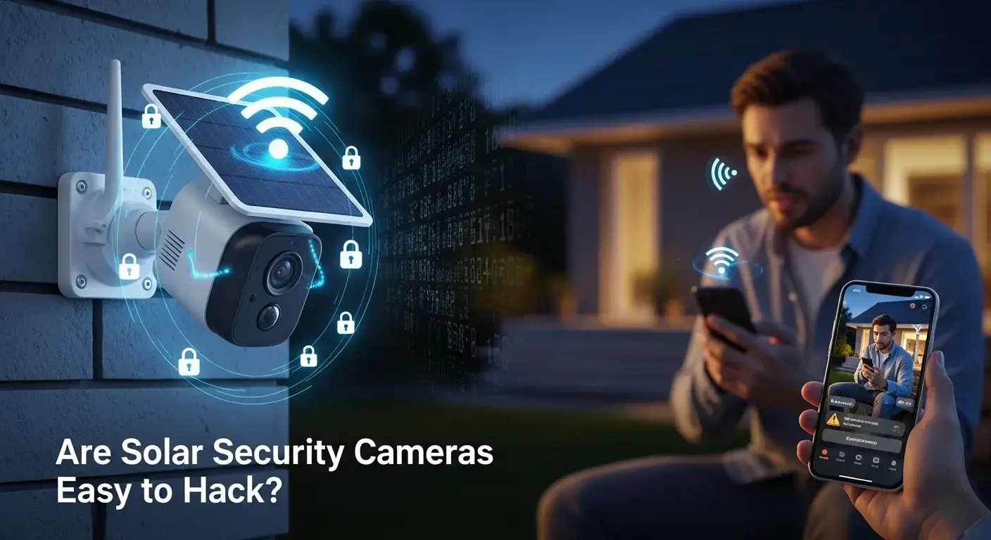 Are solar security cameras easy to hack?