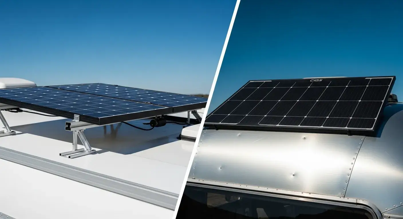The Showdown: Flexible vs Rigid Solar Panels for RVs (2026)
