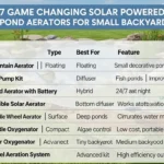 7 Game-Changing Solar Powered Pond Aerators for Small Backyards
