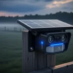 Solar perimeter alarms for large properties