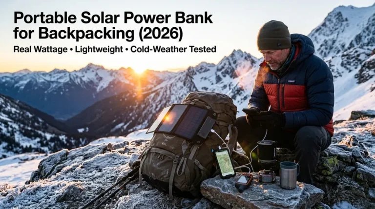 Portable Solar Power Banks for Backpacking