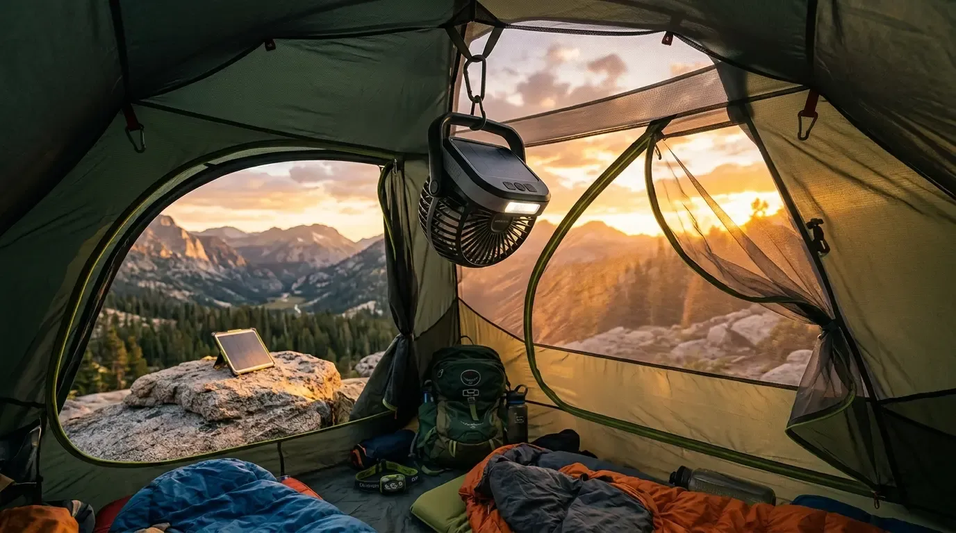 Best Solar Tent Fan for Summer Camping: 2026