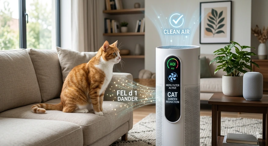 Do Air Purifiers Help with Cat Allergies? The Ultimate HEPA Guide for Smart Homes
