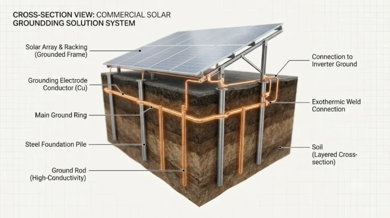 Commercial Solar Grounding Solution:(Complete Guide)