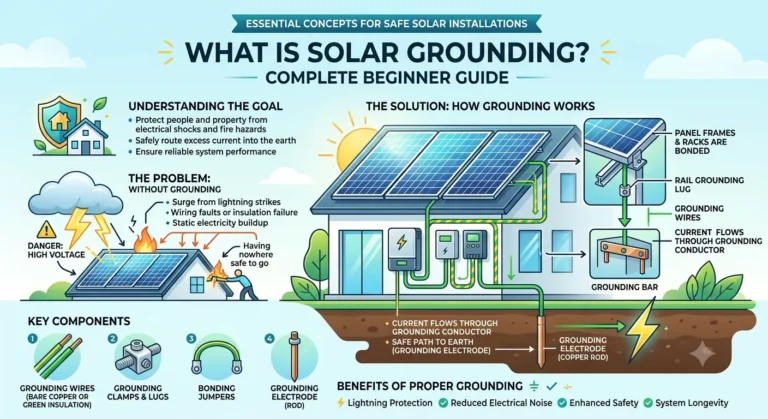 What Is Solar Grounding.Complete Beginner Guide